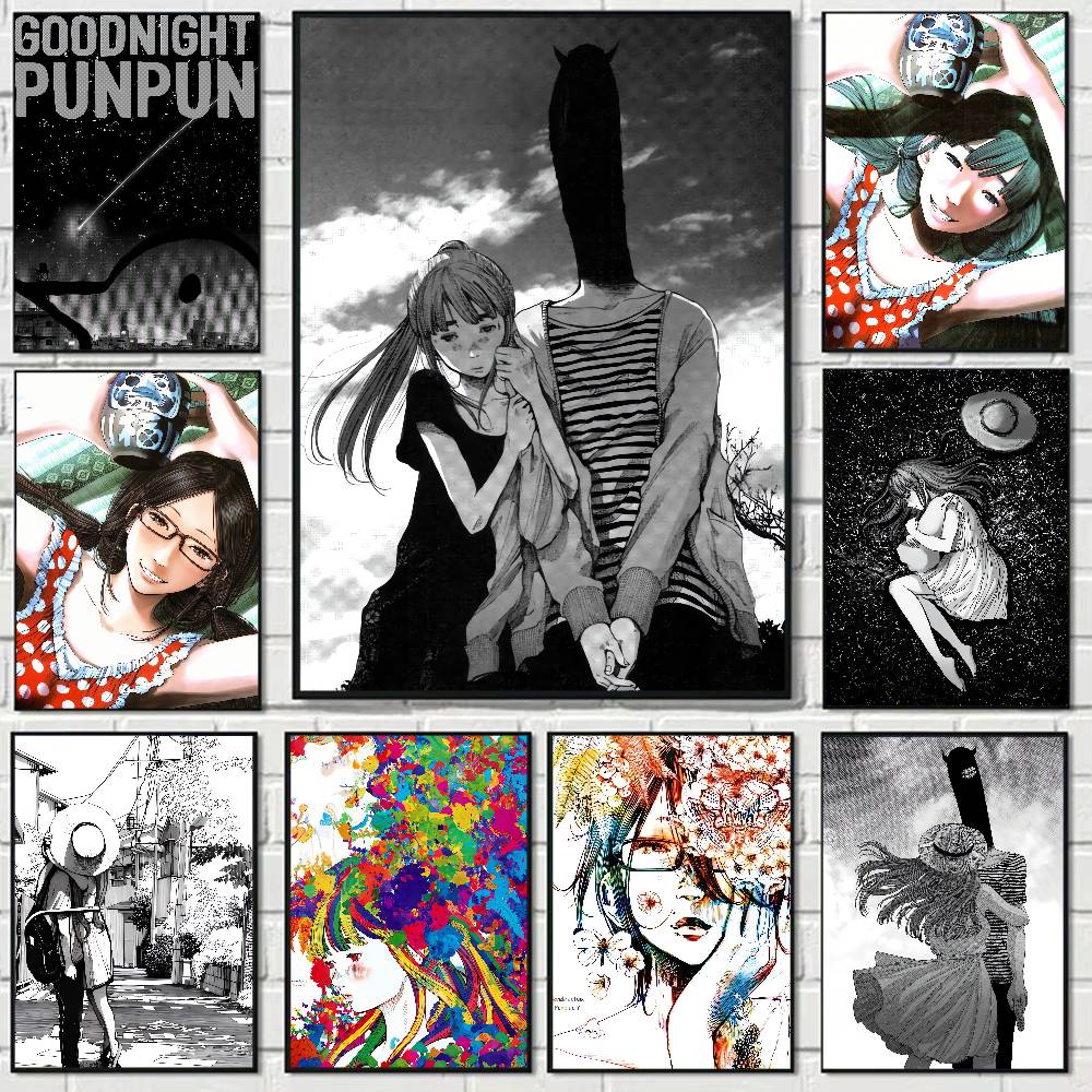 Home Bar And Theater - Anime Goodnight Punpun Anime Poster Wanddecoratie