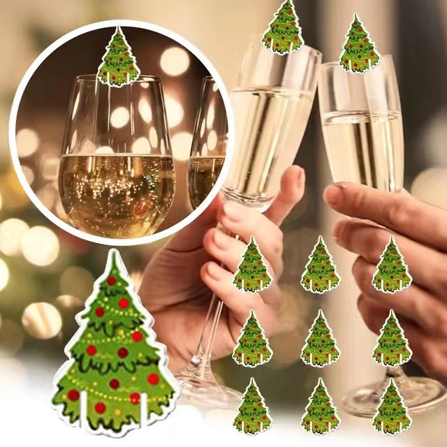 10 STKS Kerst Cup Kaart Kerstm - Cocktail Recipe Book recensie en prijs