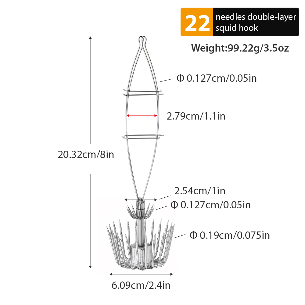 1 PC Grote Dubbellaagse Inktvi - Jigger Double Sided recensie en prijs