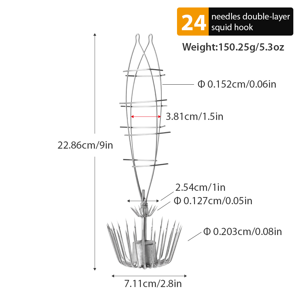 1 PC Grote Dubbellaagse Inktvi - Jigger Double Sided recensie en prijs