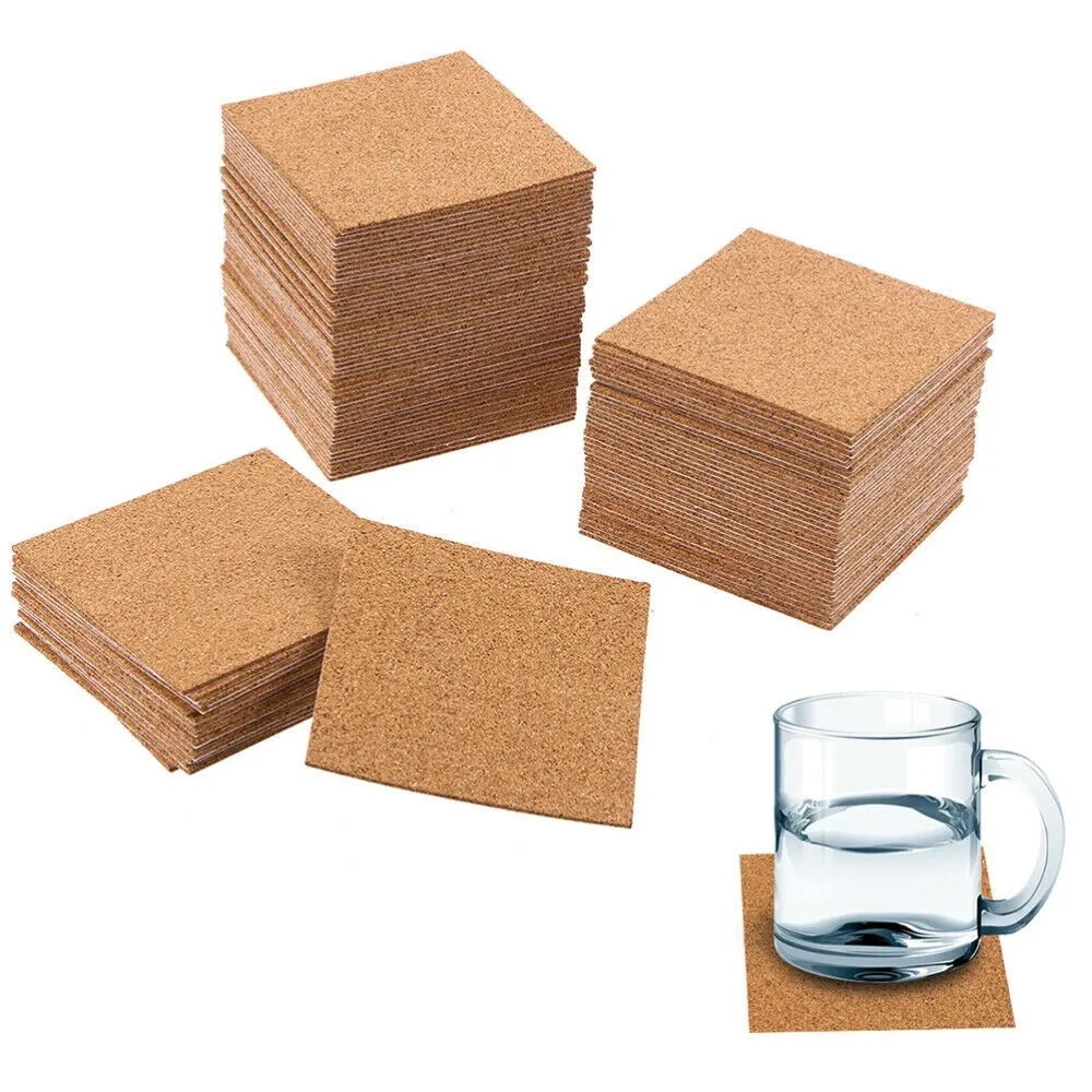 10Pcs Kurk Onderzetters Vierka - Home Bar Supplies recensie en prijs