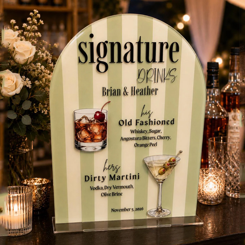 Aangepaste drankjesbord met ha - Cocktail Recipe Book recensie en prijs