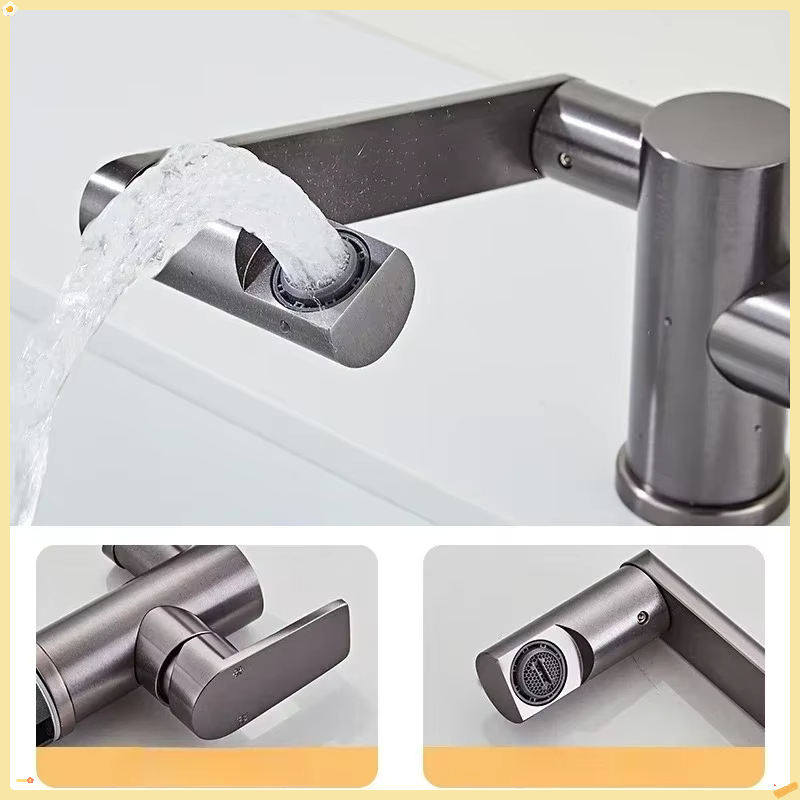 Grijze aluminium badkamerkraan - Home Bar Sink recensie en prijs