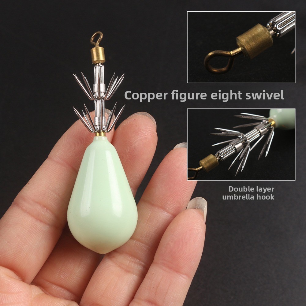 Lichtgevende Inktvis Jig Lokke - Jigger Double Sided recensie en prijs
